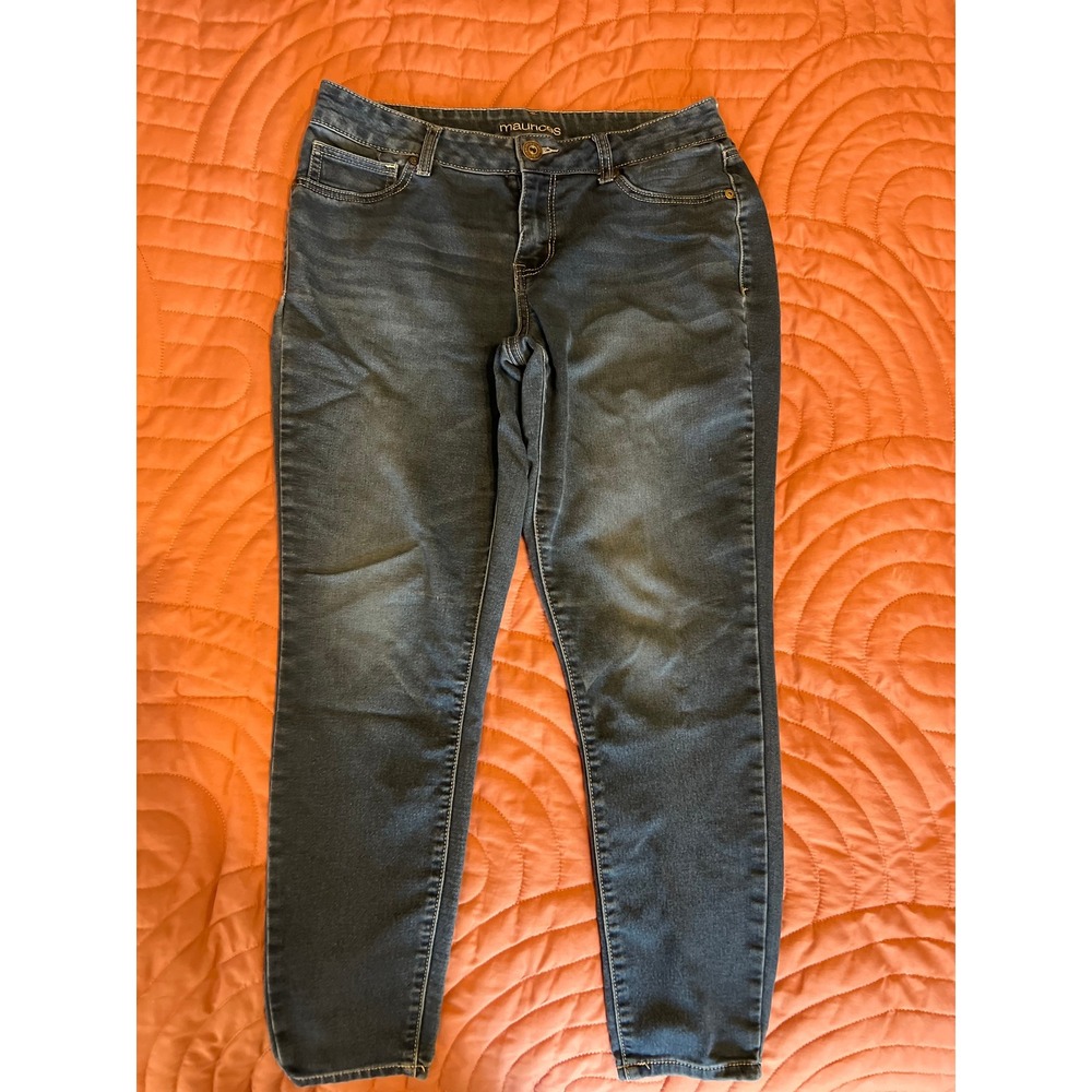 Maurices M/S Dark Wash Denim Jeans Juniors‎ Comfort Stretch Skinny Casual Pants